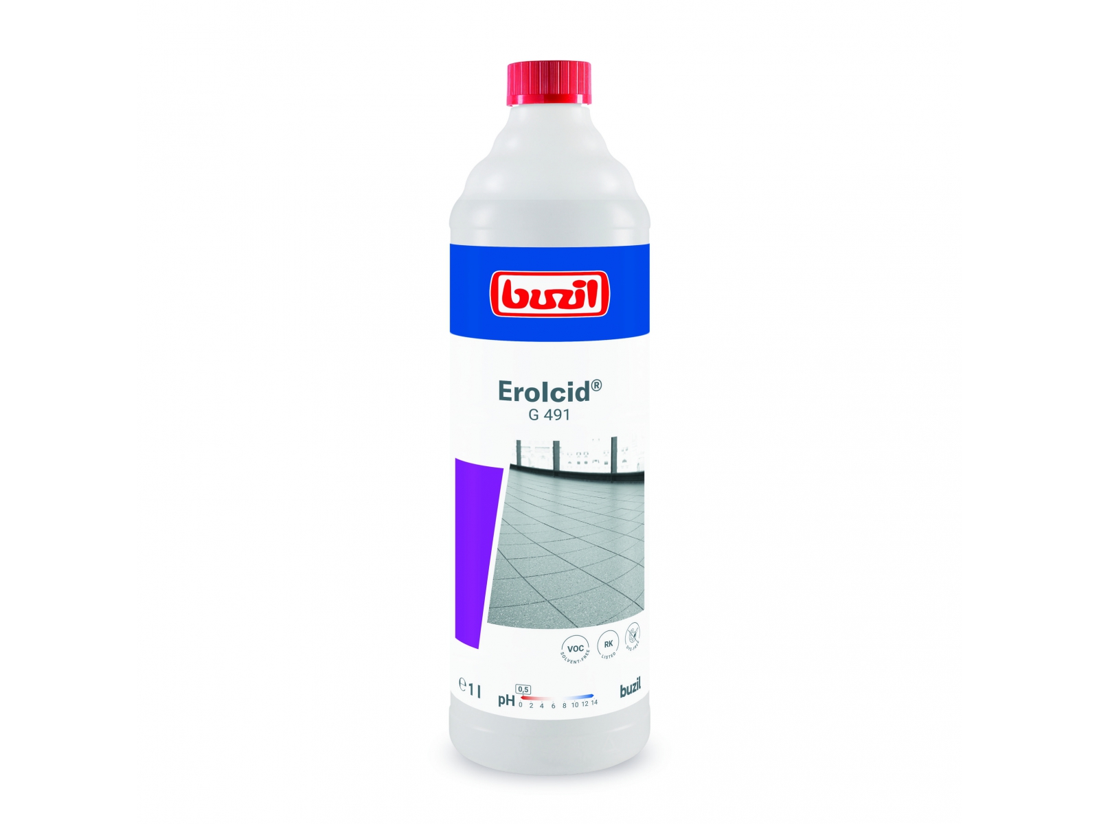 EROLCID G491 Buzil 1l Odkamienianie posadzek Ph1